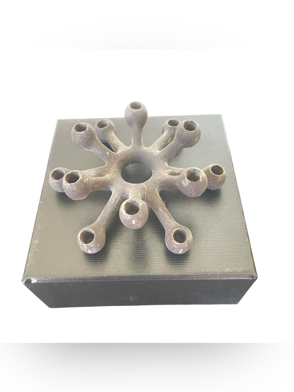 Dansk Cast Iron Starburst Multi-Arm Candle Holder